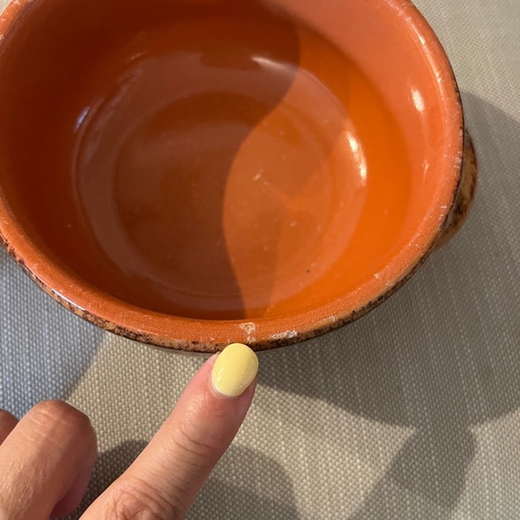 DeSilva Terracotta pottery soup bowls set of 4 made in Italy - Picture 5 of 14